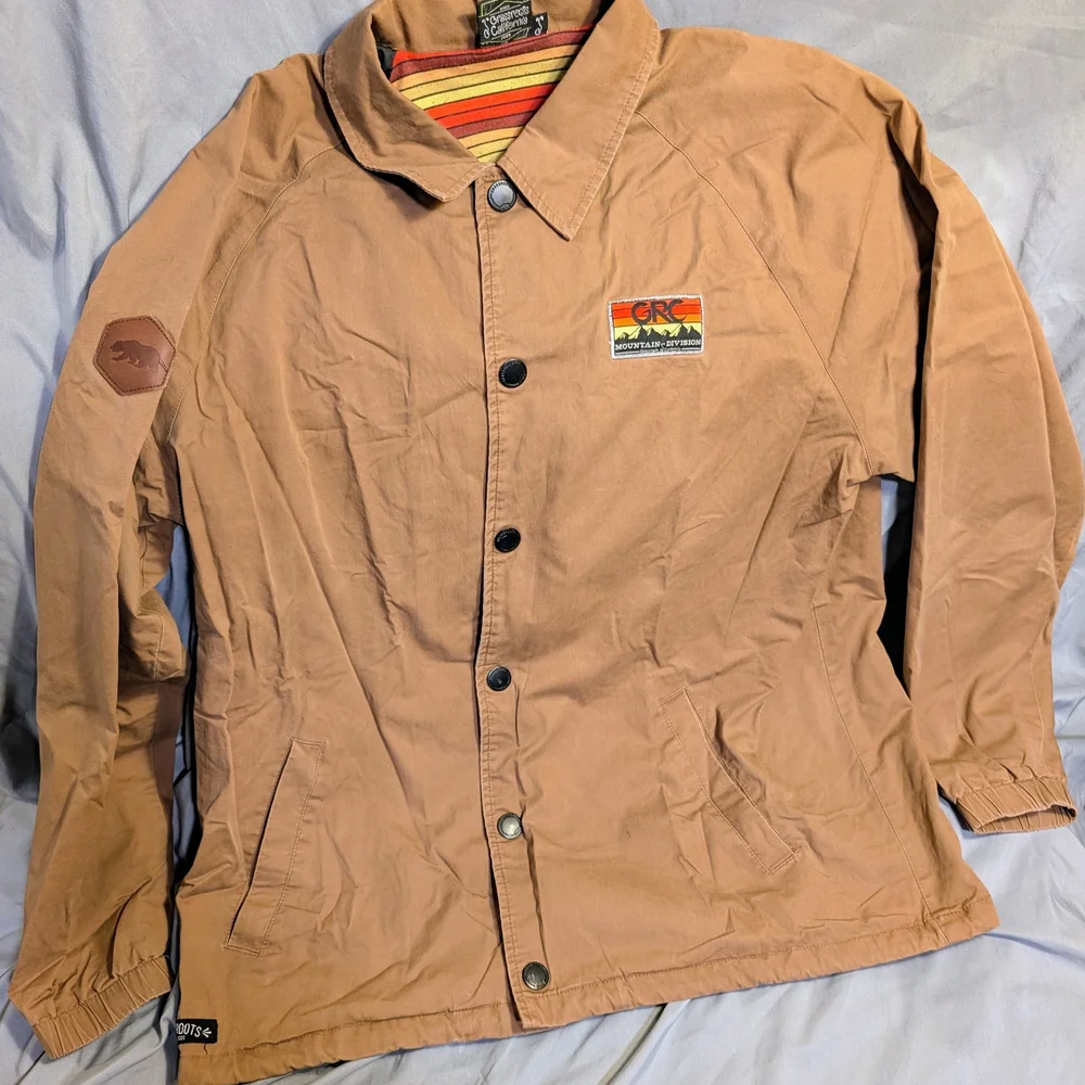 Grassroots California Hooded Button-Up Shirt Jacket – Men’s XL - Picture 1 of 13